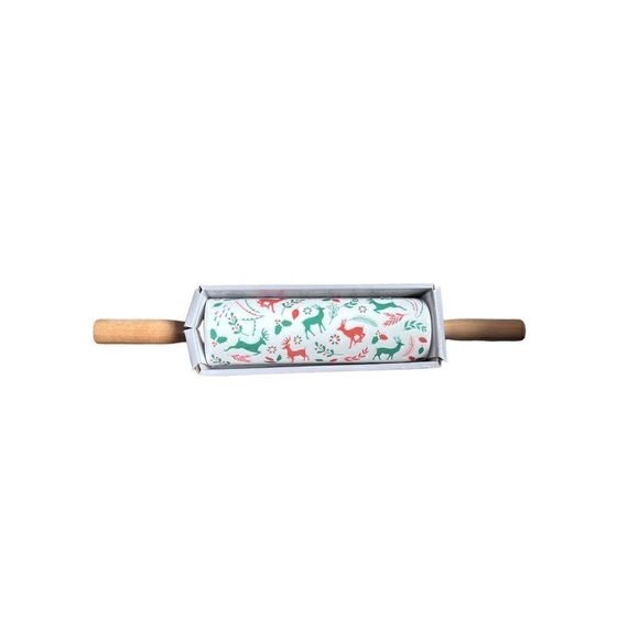 Reindeer holiday Crofton rolling pin - Picture 1 of 10